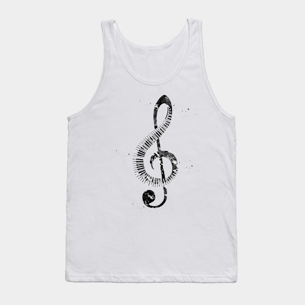 Musical note Tank Top by erzebeth